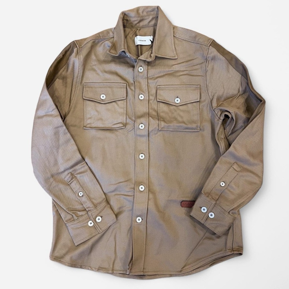 Coach Utility Button Up Shirt Jacket